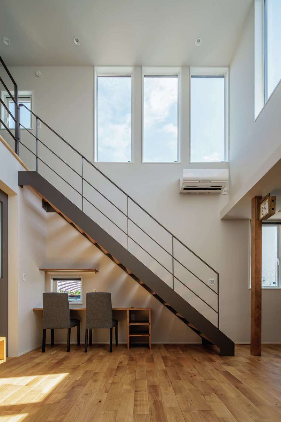 コンパクトでも開放的に暮らせる 家事も子育てもしやすいデザイン住宅｜tact design firmの新築施工例【くふうイエタテ】