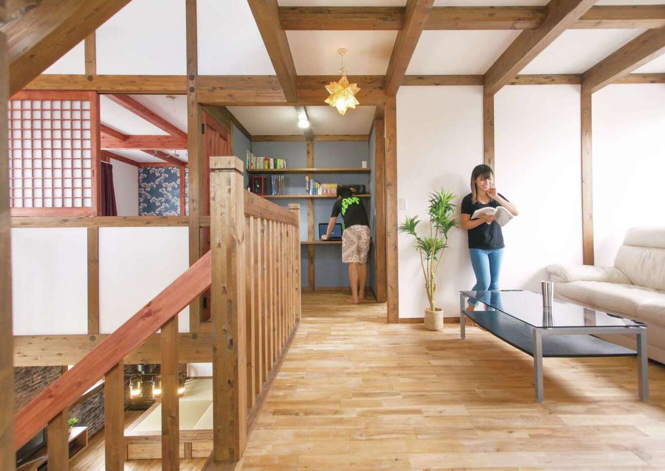 部屋ごとに木の色を変えた 遊び心満載のひのきの家 サイエンスホーム甲府店 笛吹店 イエタテ山梨版