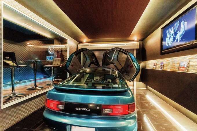 車好き同士が一緒に造り上げた趣味を楽しむガレージのある家 Dサポートの新築施工例 イエタテ