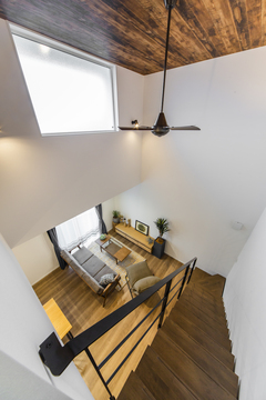 シンプルが個性になる　開放的な大空間