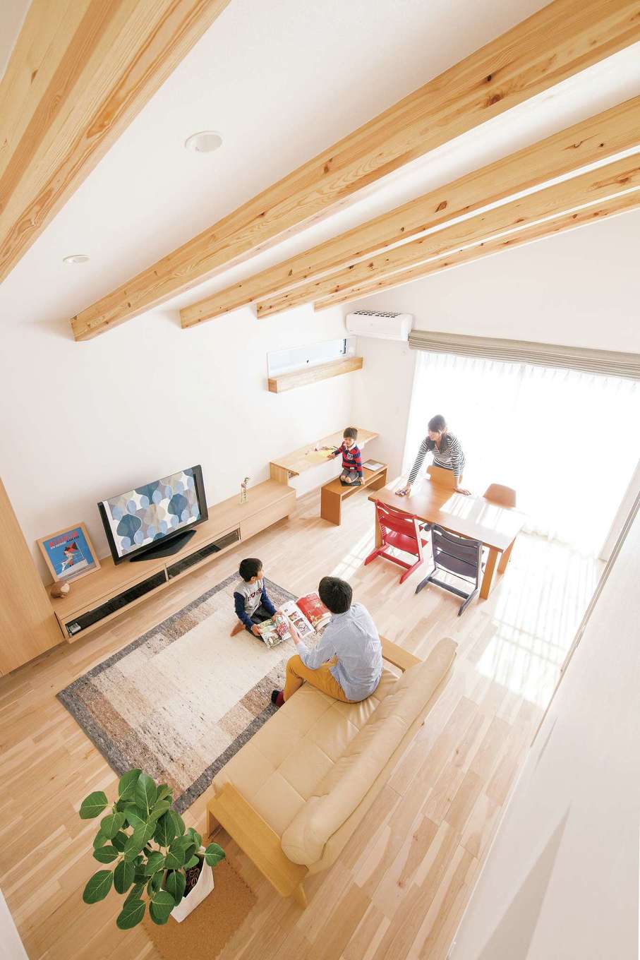 大らかに暮らせる2階リビングの家 幹工務店の新築施工例 イエタテ