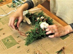 11/24,25 ★ クリスマスリースの手作り体験会を開催します