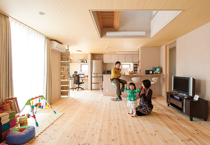 風がめぐり光が満ちる重量木骨のパッシブハウス アキヤマの新築施工例 イエタテ