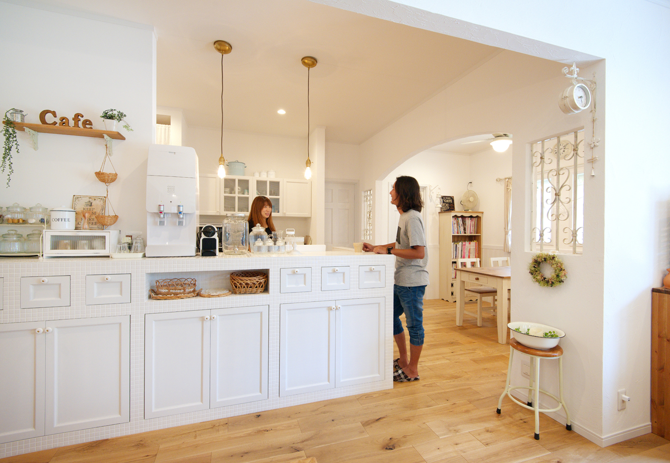 ご主人と奥さまの夢を叶えた 自然素材のアメリカンハウス ハートホームの新築施工例 イエタテ