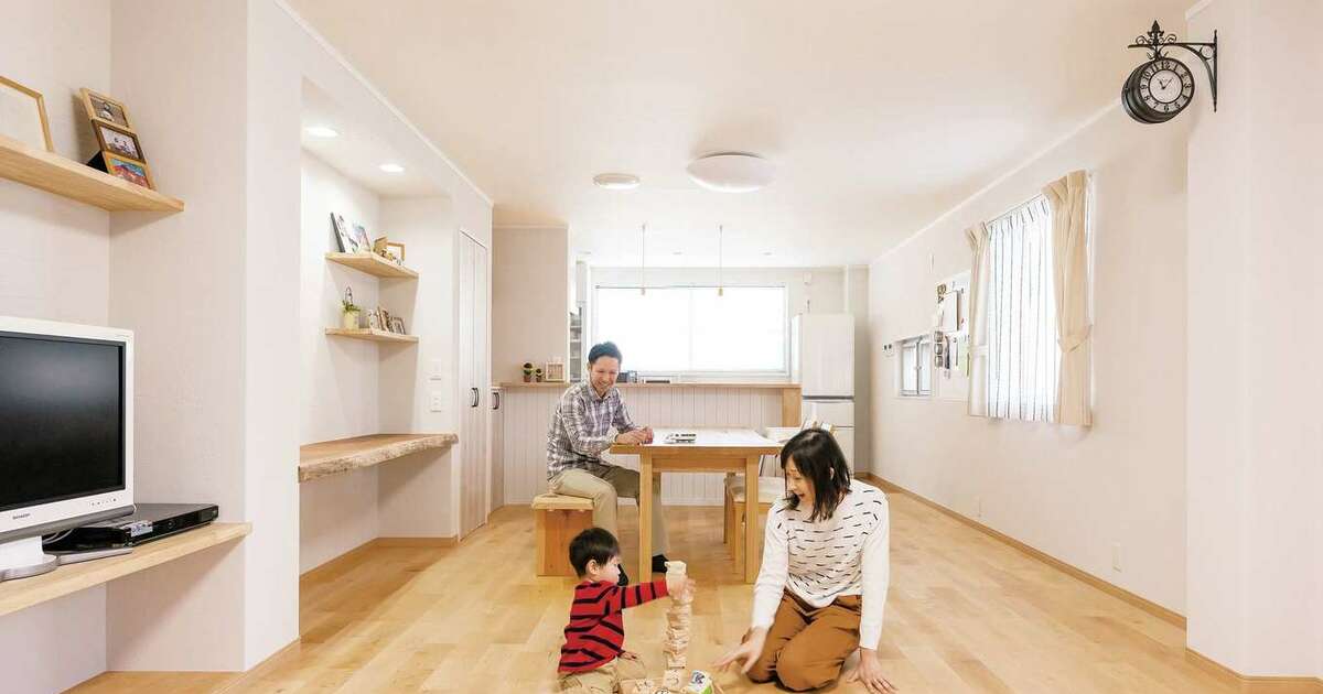 間口4mを広々暮らすフルリノベ 密集地のビルがナチュラル空間に ほっと住まいるのリノベ事例 イエタテ