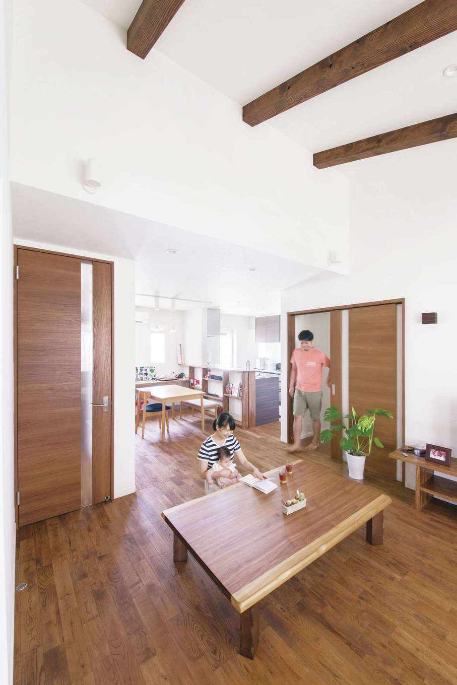 全居室明るい南向き 風と光が満ちるゆとりの平屋 原田工務店の新築施工例 イエタテ