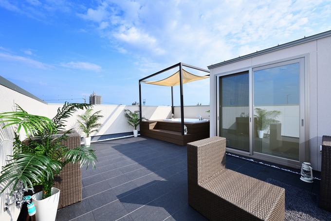 岡崎市矢作町 屋上庭園のある家 Next Sky完成見学会 01 25 01 26開催 岡崎市