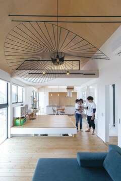 北欧家具が似合う、シンプルで暮らしやすい建築家住宅