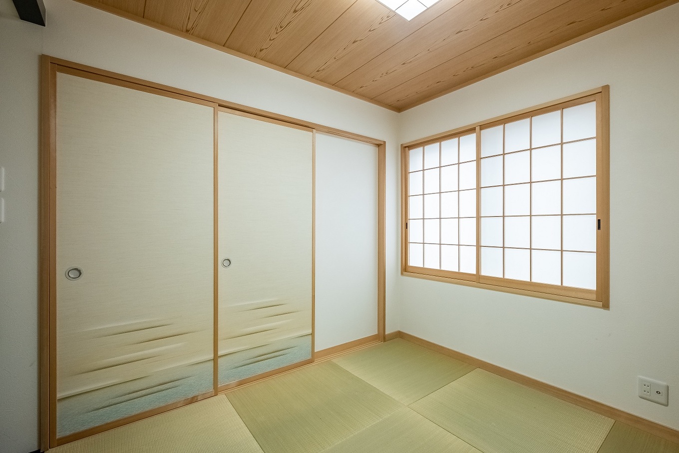 襖で仕切ることが出来る4 5畳の和室 イデキョウホーム わたしの住まい みんなの暮らし