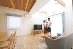 心地よい風が巡る高性能住宅が 子の成長を見守る