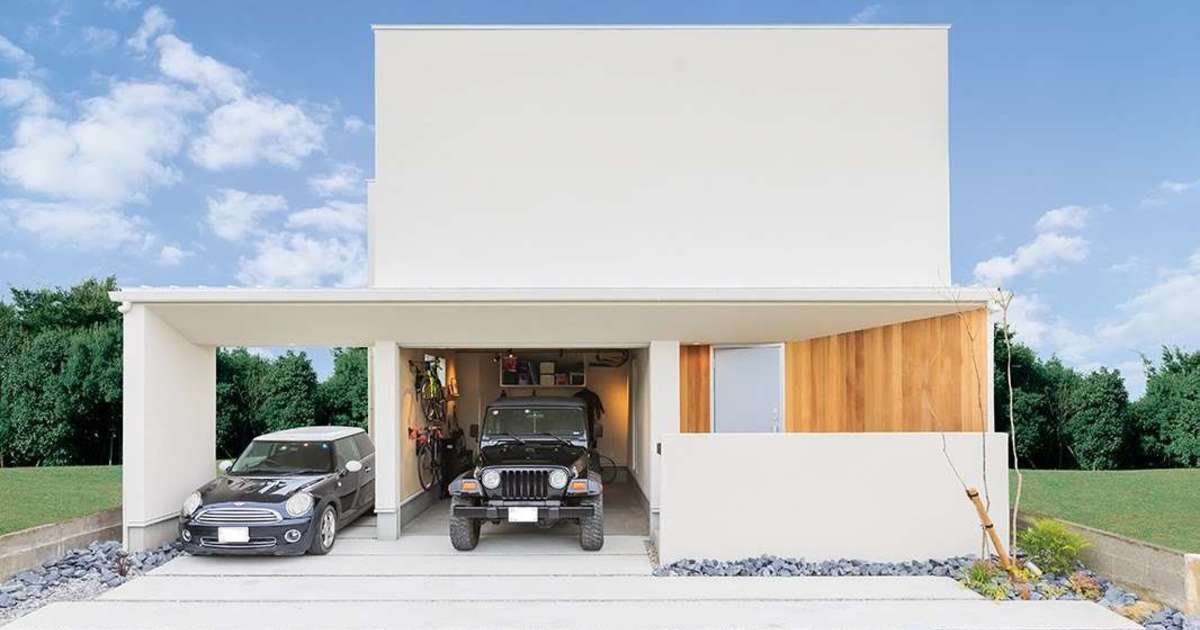 スカイテラスもガレージも 49坪に詰め込まれたリゾートな暮らし Arrch アーチの新築施工例 イエタテ