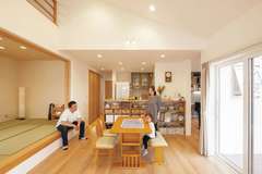 すべての希望を盛り込んだ 欲張りなリビングが完成