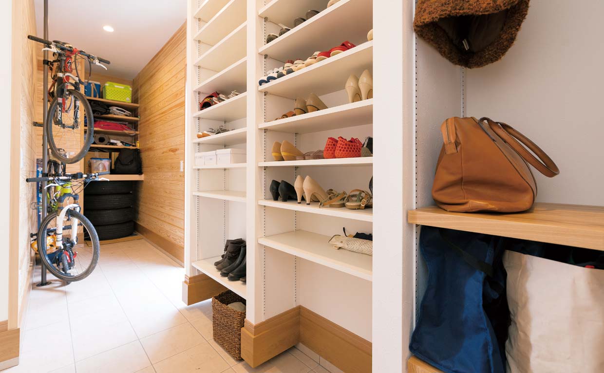 土間収納のある家 イエタテ静岡県西部版