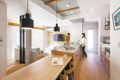 家族の動きに合わせて 物の居場所をデザイン