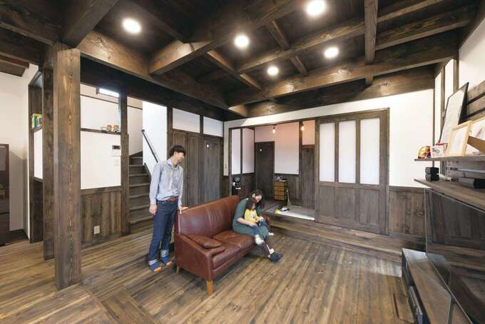 子育てと仕事が両立できるユニークな 番台 のあるldk 東海ハウスの新築施工例 イエタテ