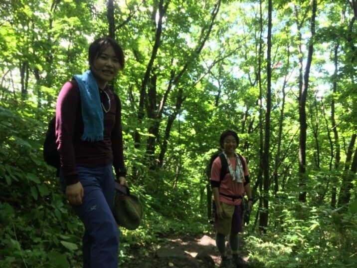 登山中写真