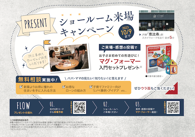 マグ・フォーマーをプレゼント!ショールーム来場キャンペーン感想投稿用ページ