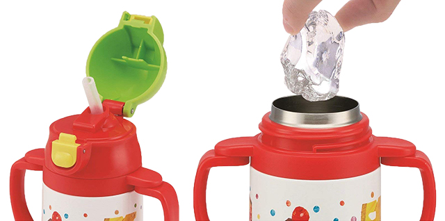 【プレゼント】「はらぺこあおむし ステンレスマグボトル」小さなお子さんも飲みやすいストローマグ!