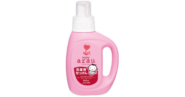 【プレゼント】ベビー洗濯用せっけん『アラウ.ベビー』無添加がうれしい!水通しにも最適。