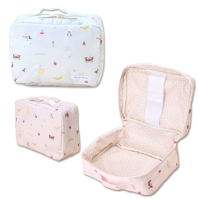 【プレゼント】「ジェラートピケ　オムツポーチ」お出かけが楽しくなる！