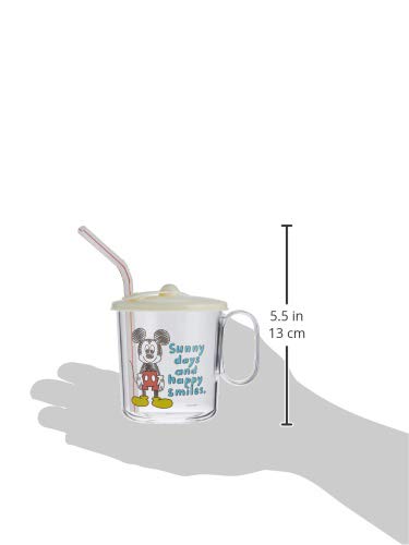 SKATER 「ミッキー蓋つきストローコップ」コップで飲む第一歩!