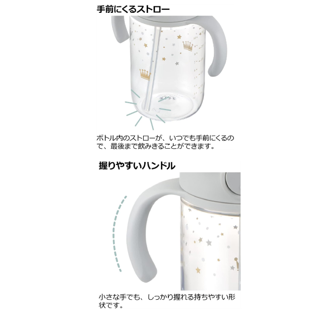 シンプルだけど使いやすい♪「リッチェル アスター おでかけストローマグ 320 」