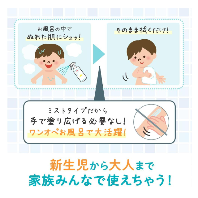 時短で保湿☆「PIGEON うるおいミスト乳液 300ml」