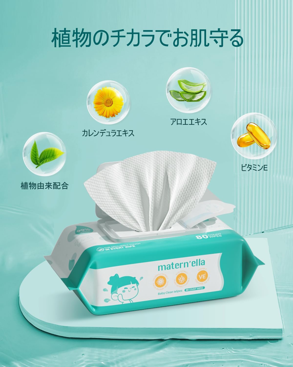 純水99%でやさしく拭ける♪「純水99% ウェットティッシュ」|cozre
