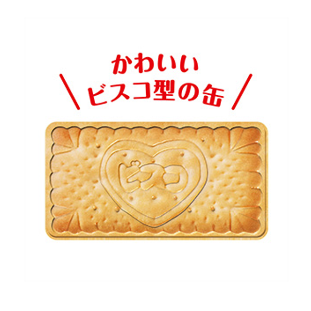 ビスコ型の缶入り☆「江崎グリコ　ビスコ ギフトボックス 」