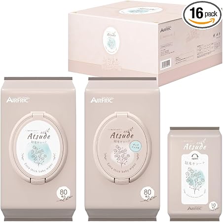 純水99%で水分たっぷり♪「Airfric おしりふき ハピネスセット」