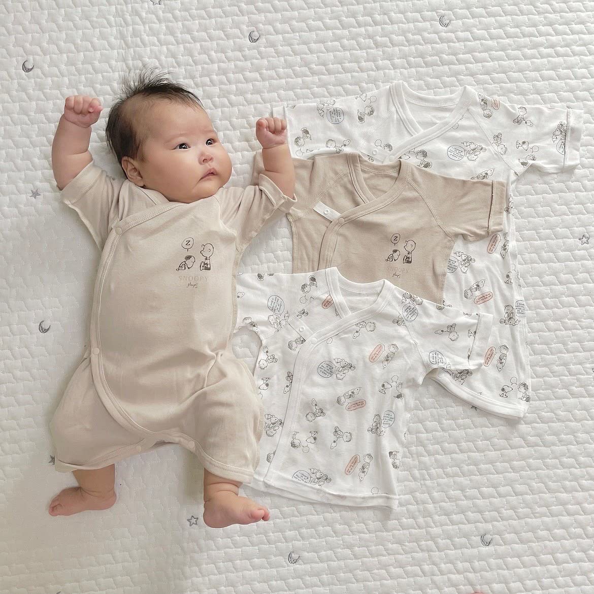 ピーナッツ「乳幼児用下着セット スヌーピー 4枚組」