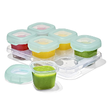 持ち運びにも便利♪「OXO Tot ベビーブロック フリーザーコンテナ 」