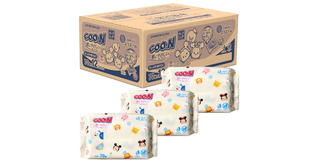 グーン　おしりふき　ディズニー　ツムツム　まとめ売り グーン 肌にやさしいおしりふき おしりふき ディズニーツムツム