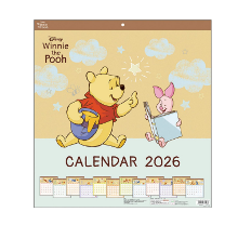 来年の準備は早めに☆「サンスター文具 くまのプーさん 2026年カレンダー」