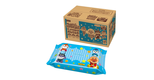 デコボコ厚手シート☆「レック アンパンマン 純水99% おしりふき (60枚入×12個) 」