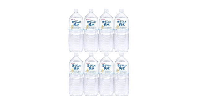 備蓄用にも☆「和光堂 ベビーのじかん 赤ちゃんの純水 2L×8本」