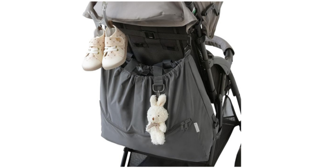 【メルマガ会員限定】肩掛けもOK！便利なシューズクリップ付き「tecopeco ベビーカーバッグ」