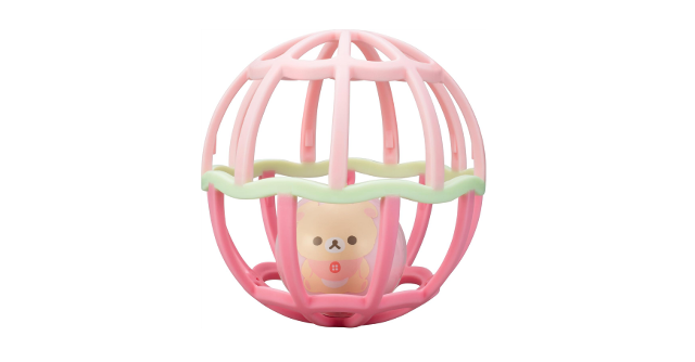 はじめてのボール遊び♪「アガツマ リラックマベビー しゃかしゃかボール」