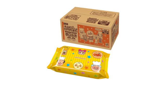 使いやすい☆「レック アンパンマン 純水99% 手口ふき メッシュシート 」(60枚入×12個)