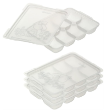 離乳食作りに♪「リッチェル ムーミンベビー わけわけフリージング ブロックトレーR 25 4枚入り」