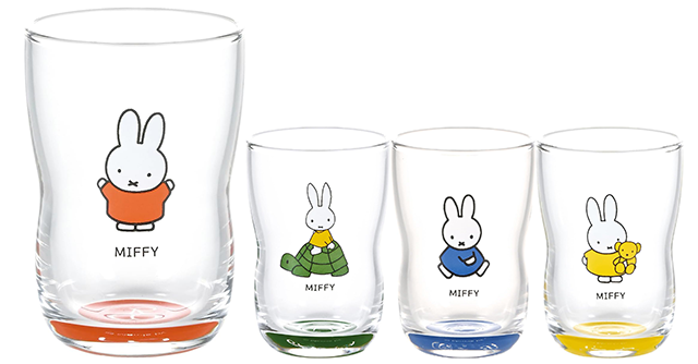 くぼみがあって持ちやすい！ミッフィー なかよしグラスが当たる♪[PR]