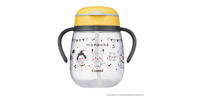 いつでもどこでもゴクゴク飲める☆「コンビ ラクマグ 漏れないストロー monpoke 」