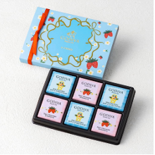 自分へのご褒美に♪「ゴディバ　早春のベルギー カレ アソートメント（6枚入）」