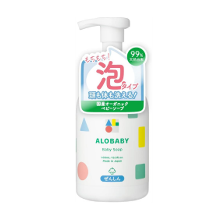 もちもち泡でやさしく洗える☆「アロベビー ベビーソープ 本体 400ml 」
