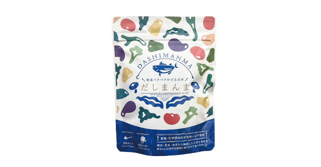 成長に必要な栄養を直接摂取☆「野菜パクパクかけるだけ　だしまんま」