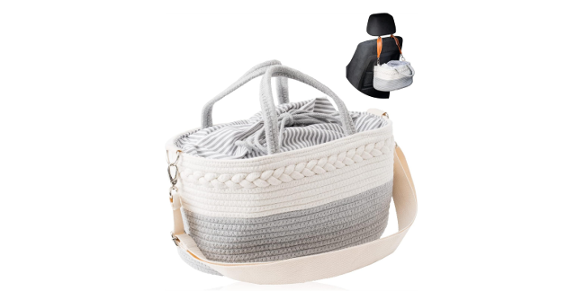 助産師さん推薦☆「巾着付き　4wayおむつストッカー」