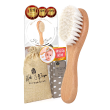 赤ちゃんの頭皮や髪の毛を守る☆「NokPenpen ベビーヘアブラシ」