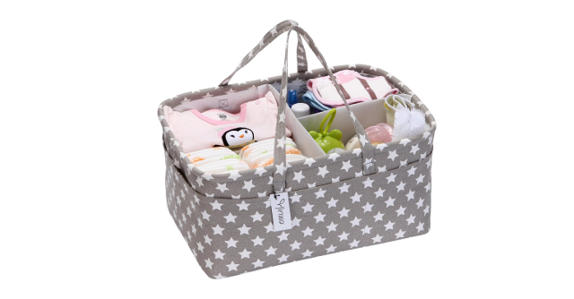 収納力抜群☆出産準備にも「Hinwo おむつストッカー」