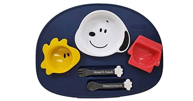 「スヌーピー ベビー食器セット」食洗器・電子レンジOK!