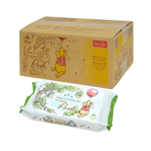 かわいいデザイン☆「レック くまのプーさん 純水99% 手口ふき 60枚×12個 」